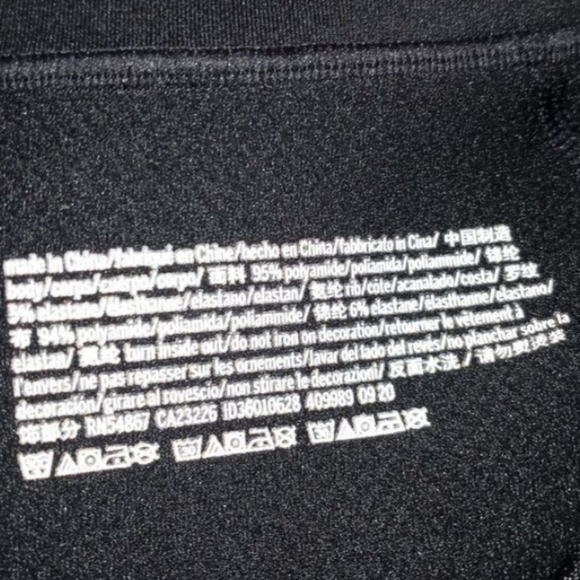 PINK Victoria's Secret Black Quarter-Zip Sweatshirt Sz.XS EUC. - Picture 7 of 7